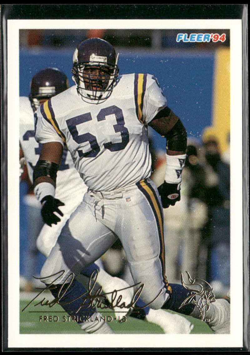 Fred Strickland 1994 Fleer #303 Minnesota Vikings