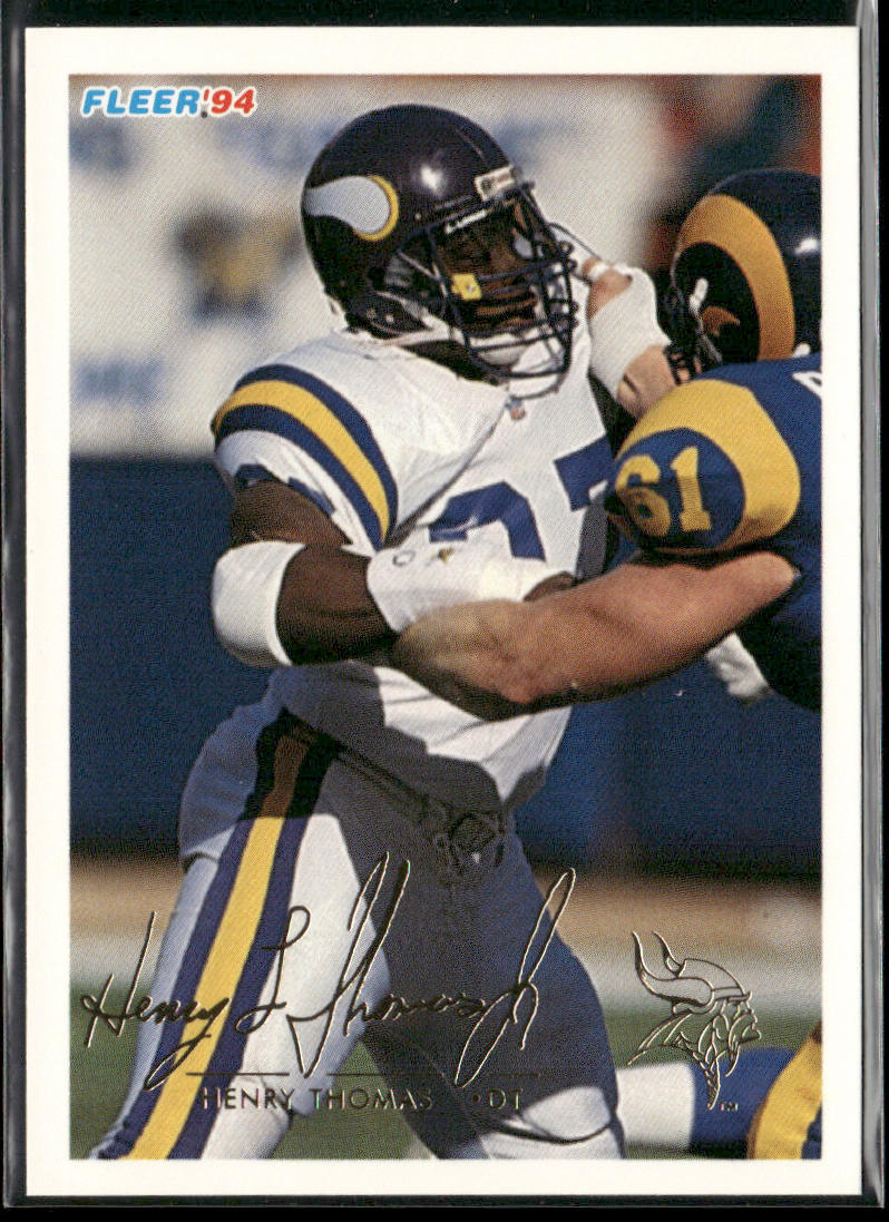 Henry Thomas 1994 Fleer #304 Minnesota Vikings