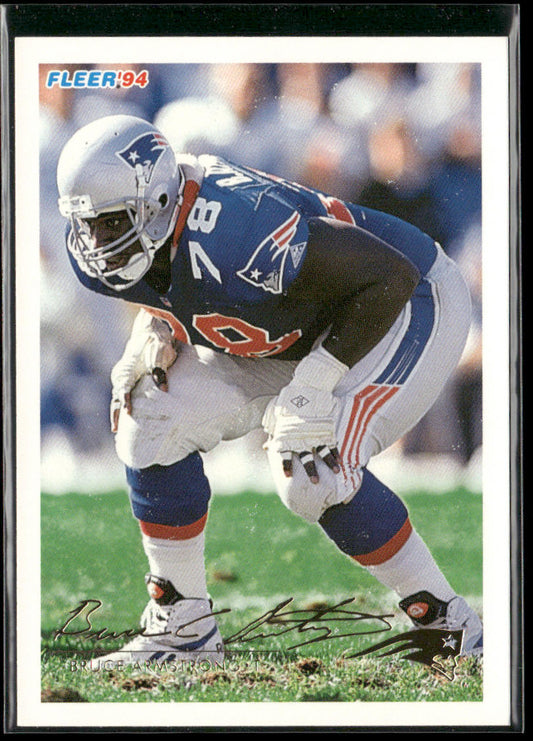 Bruce Armstrong 1994 Fleer #305 New England Patriots