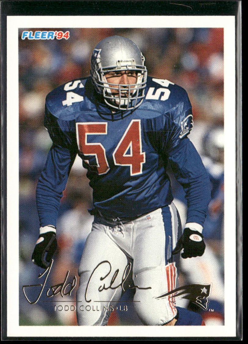 Todd Collins 1994 Fleer #310 New England Patriots