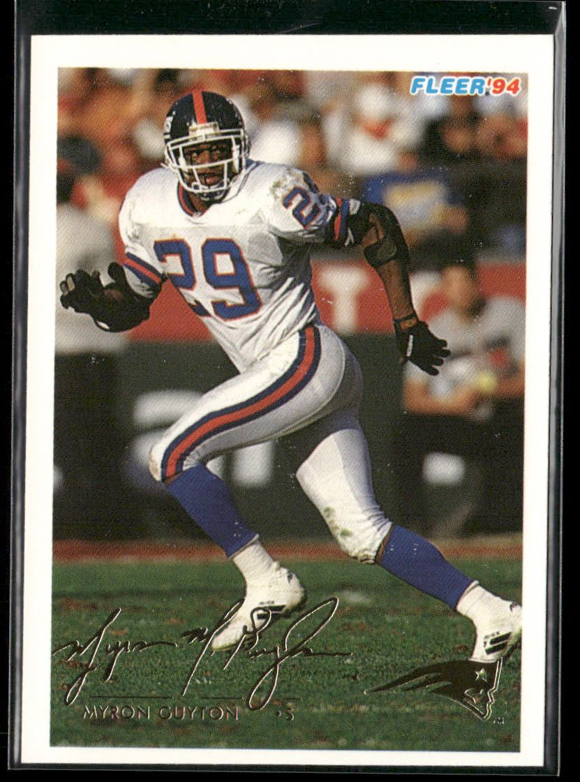 Myron Guyton 1994 Fleer #311 New England Patriots