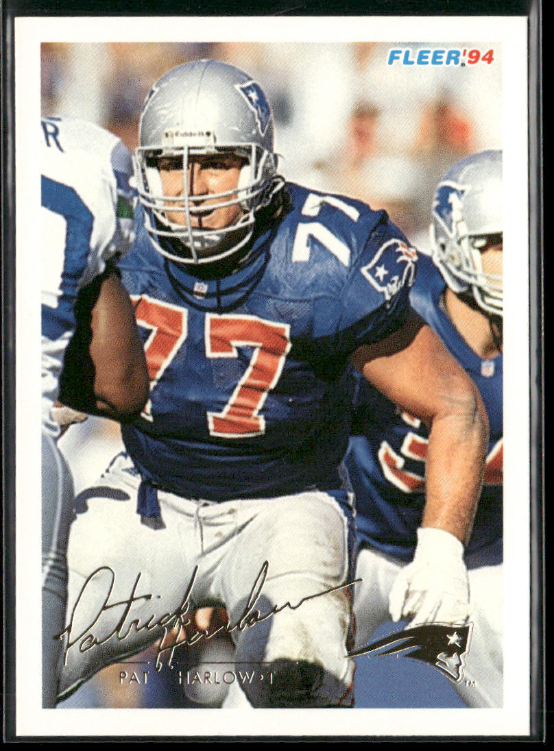 Pat Harlow 1994 Fleer #312 New England Patriots