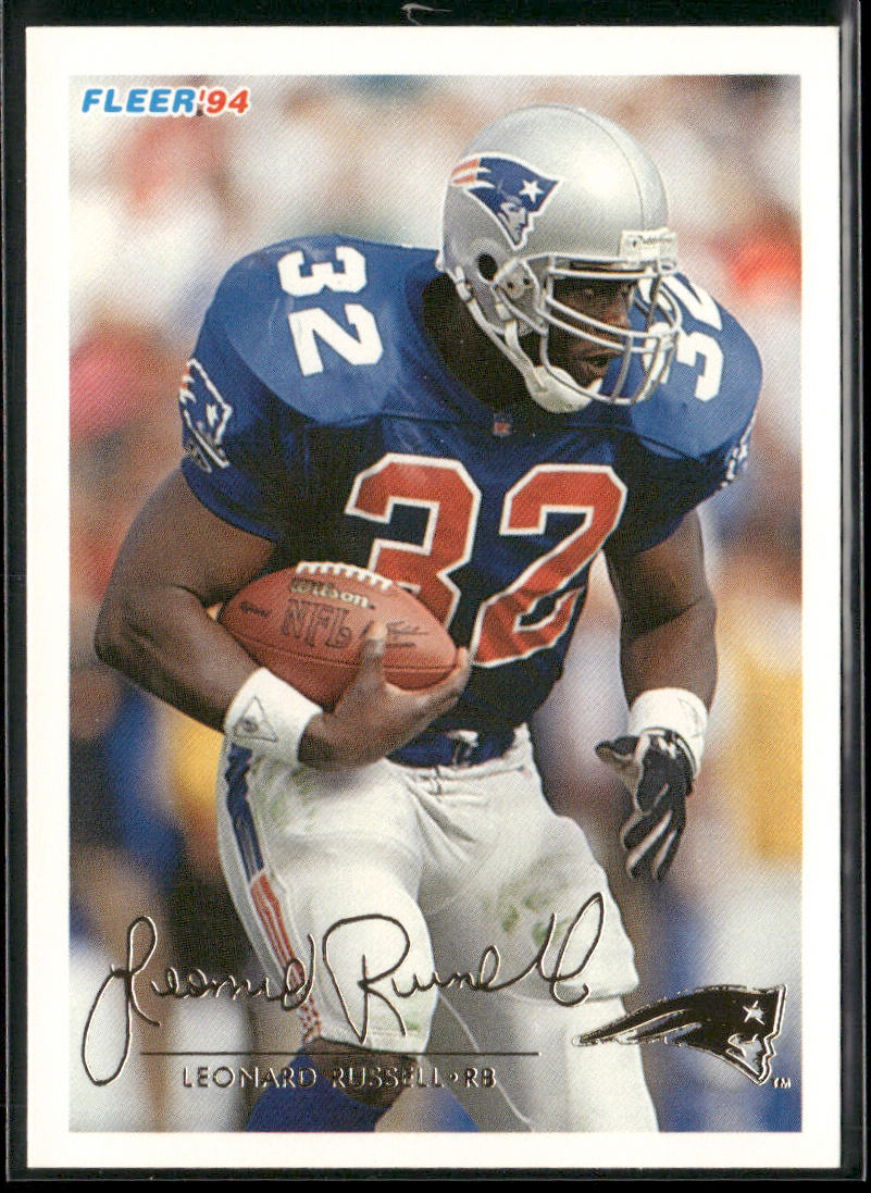 Leonard Russell 1994 Fleer #314 New England Patriots