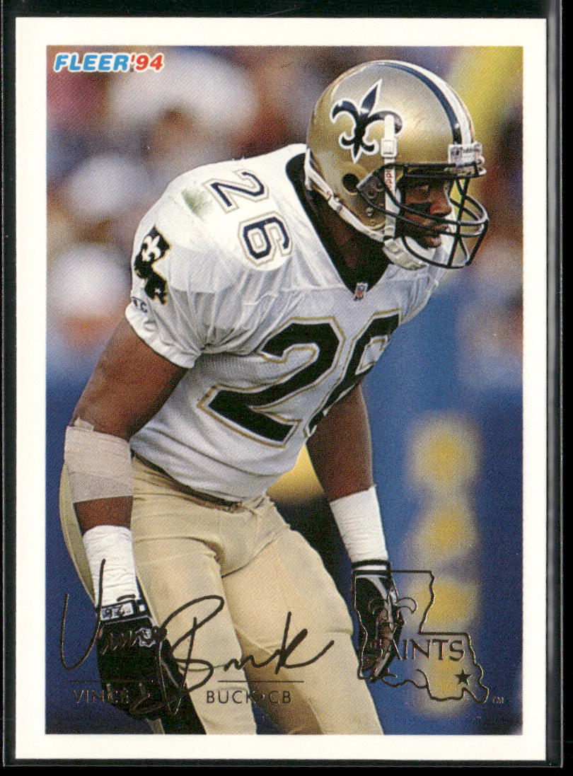Vince Buck 1994 Fleer #320 New Orleans Saints
