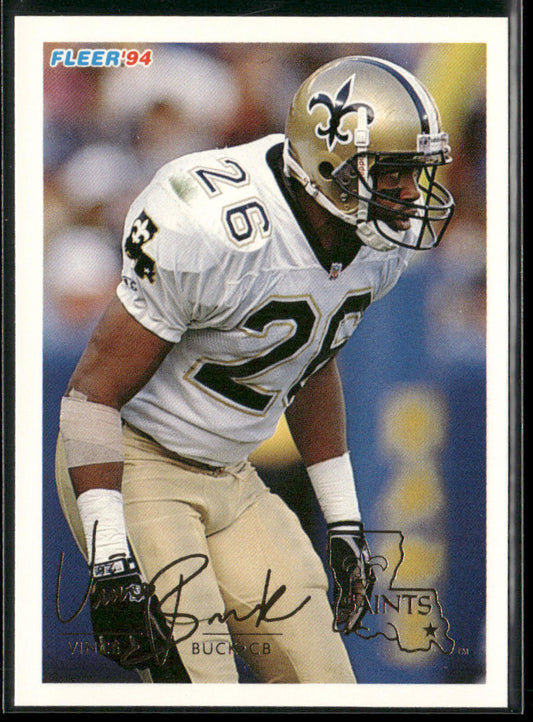 Vince Buck 1994 Fleer #320 New Orleans Saints