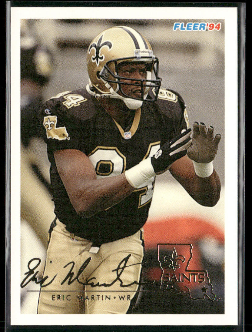 Eric Martin 1994 Fleer #328 New Orleans Saints