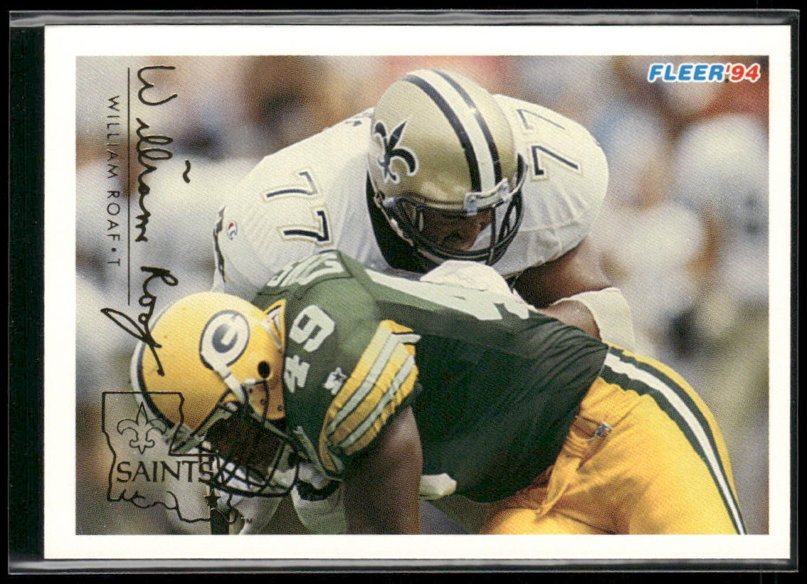 William Roaf 1994 Fleer #331 New Orleans Saints