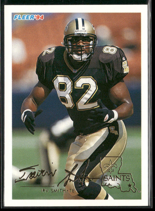 Irv Smith 1994 Fleer #332 New Orleans Saints