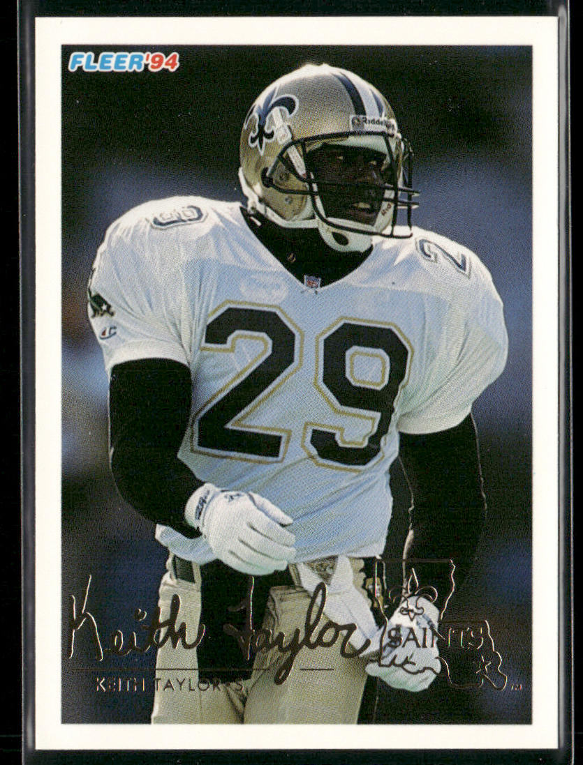 Keith Taylor 1994 Fleer #333 New Orleans Saints