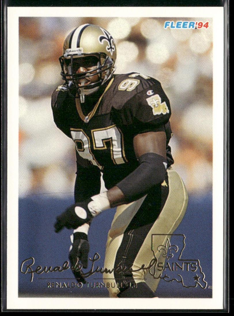 Renaldo Turnbull 1994 Fleer #334 New Orleans Saints