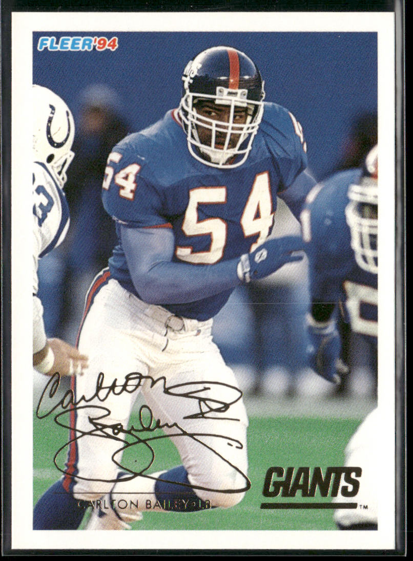 Carlton Bailey 1994 Fleer #335 New York Giants