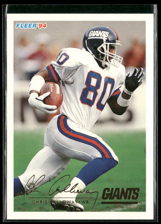 Chris Calloway 1994 Fleer #338 New York Giants