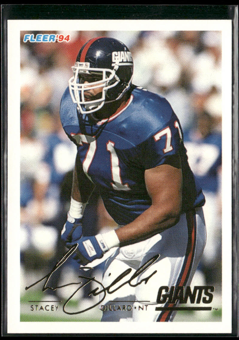 Stacey Dillard 1994 Fleer #341 RC New York Giants