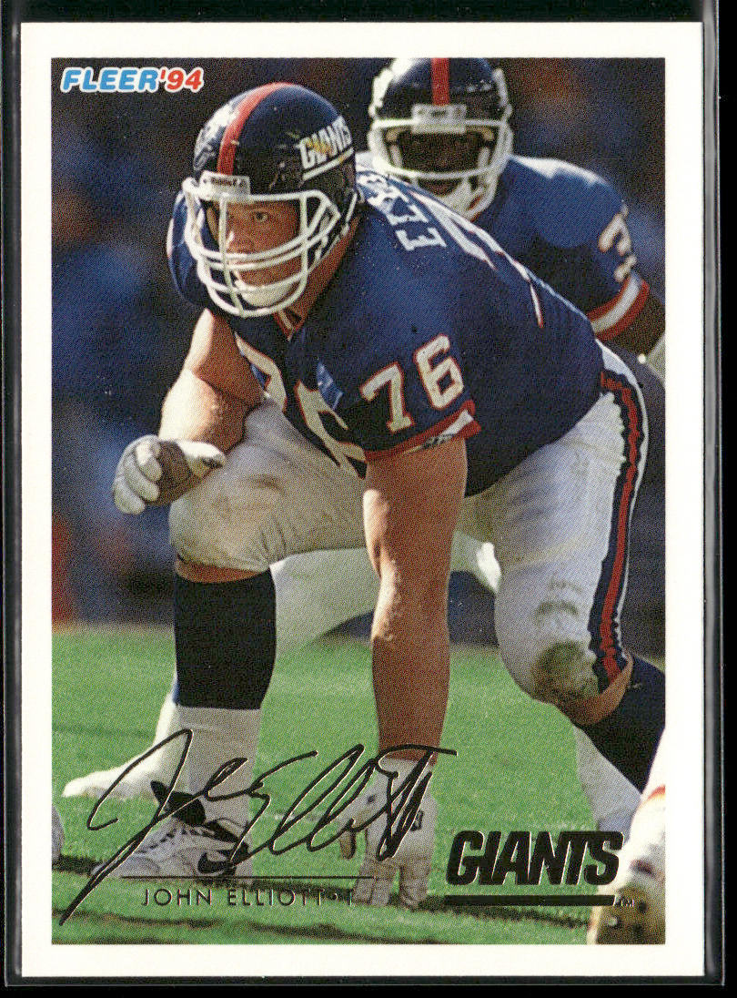 John Elliott 1994 Fleer #342 New York Giants