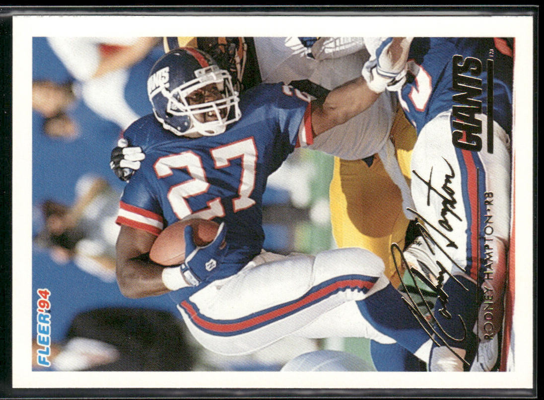 Rodney Hampton 1994 Fleer #343 New York Giants