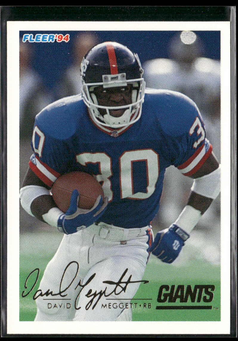 Dave Meggett 1994 Fleer #346 New York Giants