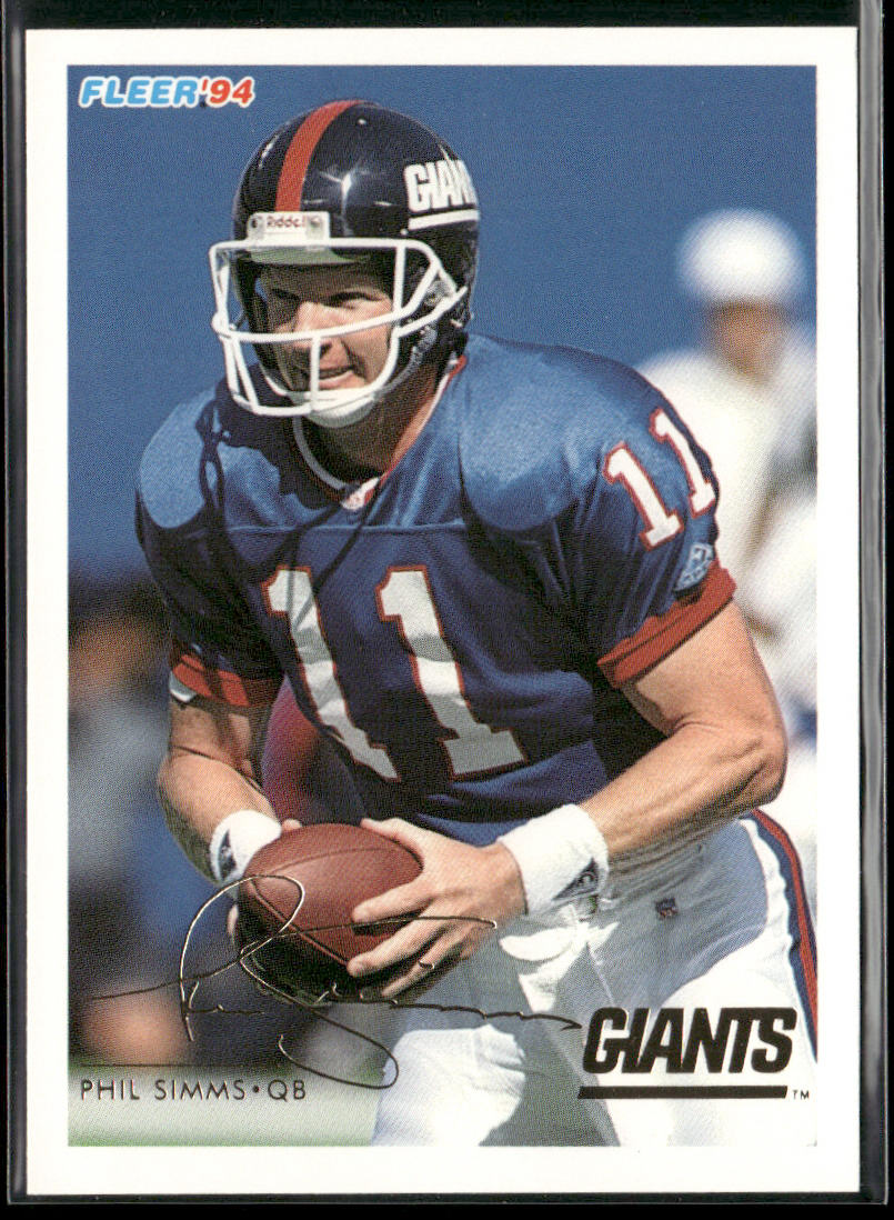 Phil Simms 1994 Fleer #349 New York Giants