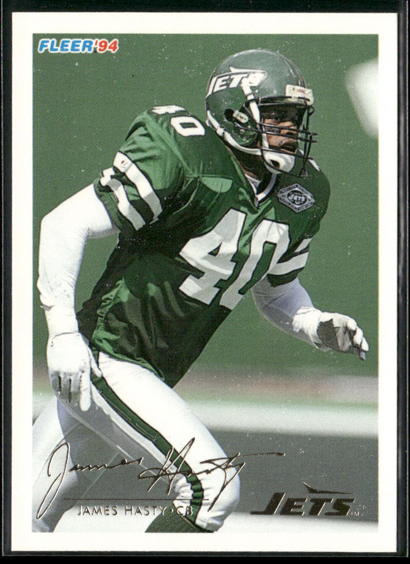 James Hasty 1994 Fleer #354 New York Jets