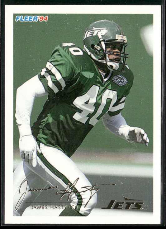 James Hasty 1994 Fleer #354 New York Jets