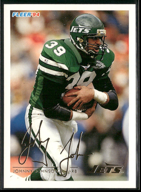 Johnny Johnson 1994 Fleer #356 New York Jets