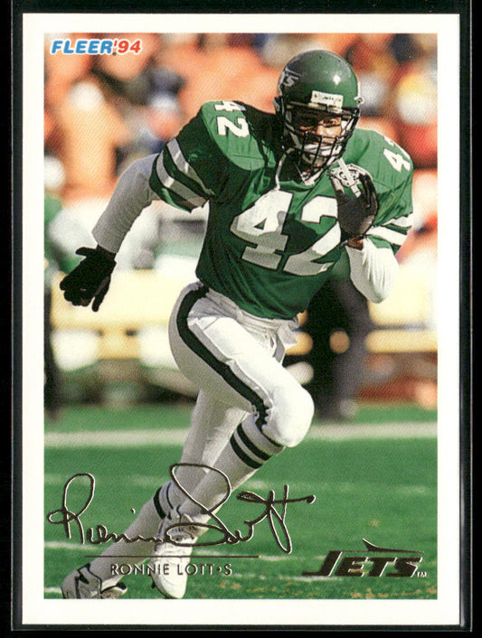 Ronnie Lott 1994 Fleer #359 New York Jets