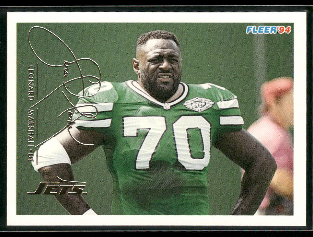 Leonard Marshall 1994 Fleer #360 New York Jets
