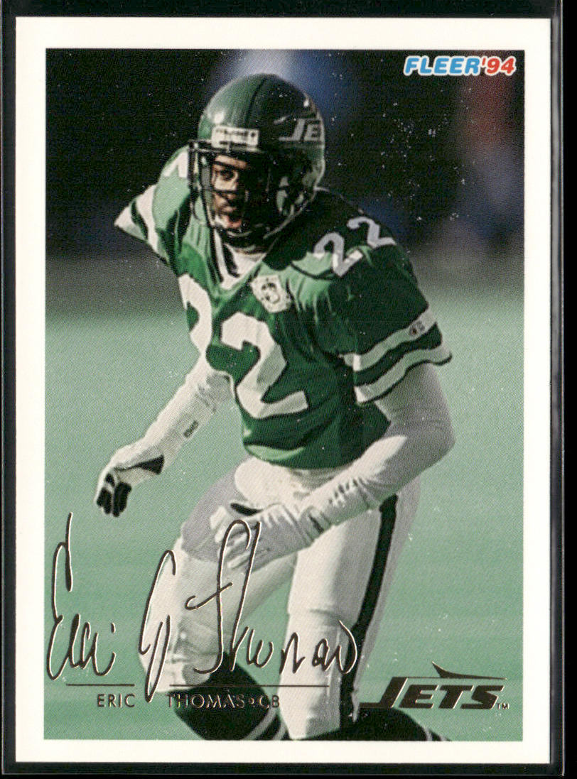 Eric Thomas 1994 Fleer #363 New York Jets