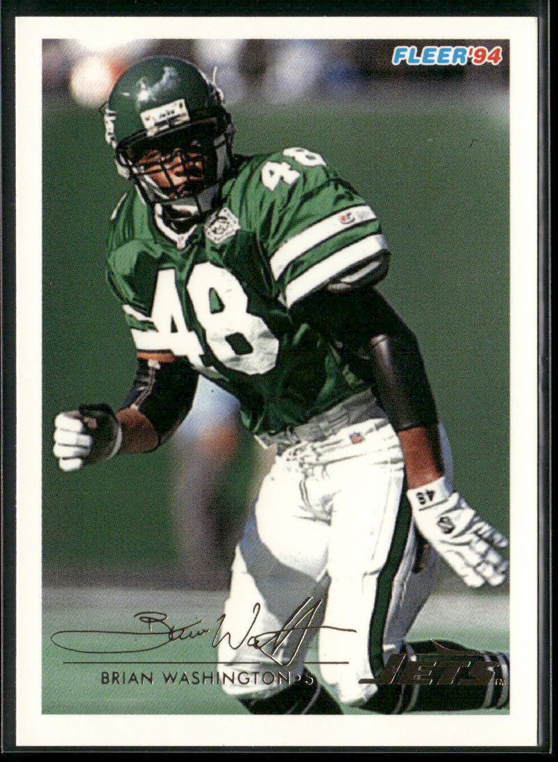 Brian Washington 1994 Fleer #364 New York Jets