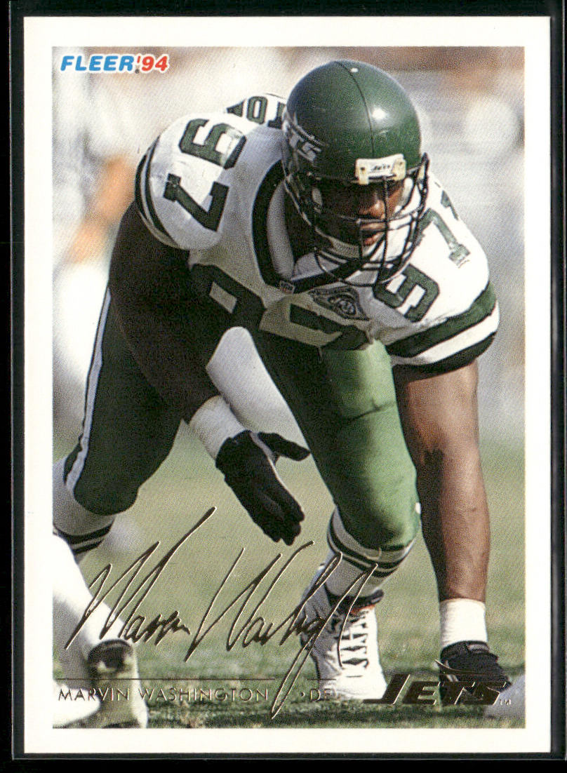 Marvin Washington 1994 Fleer #365 New York Jets