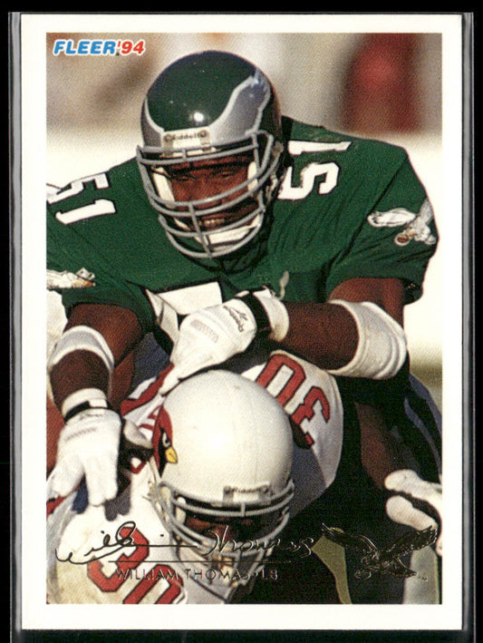 William Thomas 1994 Fleer #378 Philadelphia Eagles