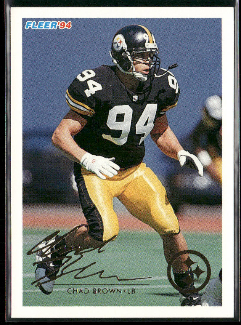 Chad Brown 1994 Fleer #381 Pittsburgh Steelers