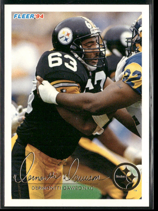 Dermontti Dawson 1994 Fleer #382 Pittsburgh Steelers
