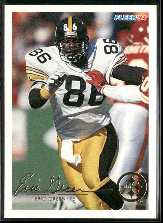 Eric Green 1994 Fleer #386 Pittsburgh Steelers