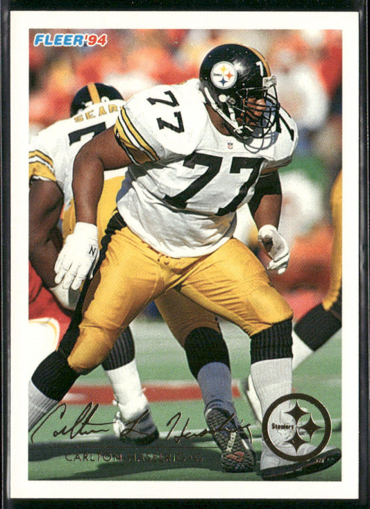 Carlton Haselrig 1994 Fleer #388 Pittsburgh Steelers