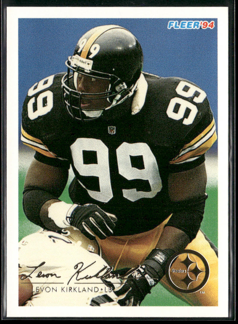 Levon Kirkland 1994 Fleer #389 Pittsburgh Steelers
