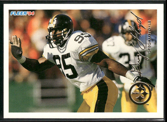 Greg Lloyd 1994 Fleer #391 Pittsburgh Steelers