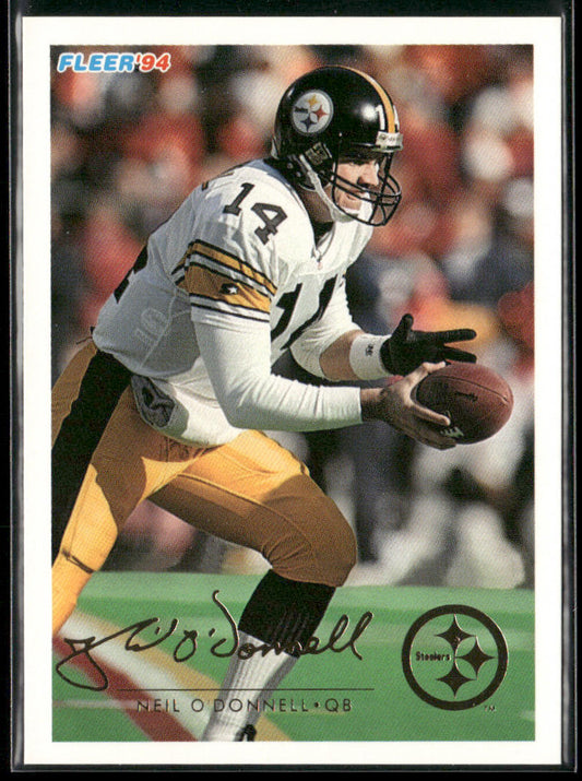 Neil O'Donnell 1994 Fleer #392 Pittsburgh Steelers
