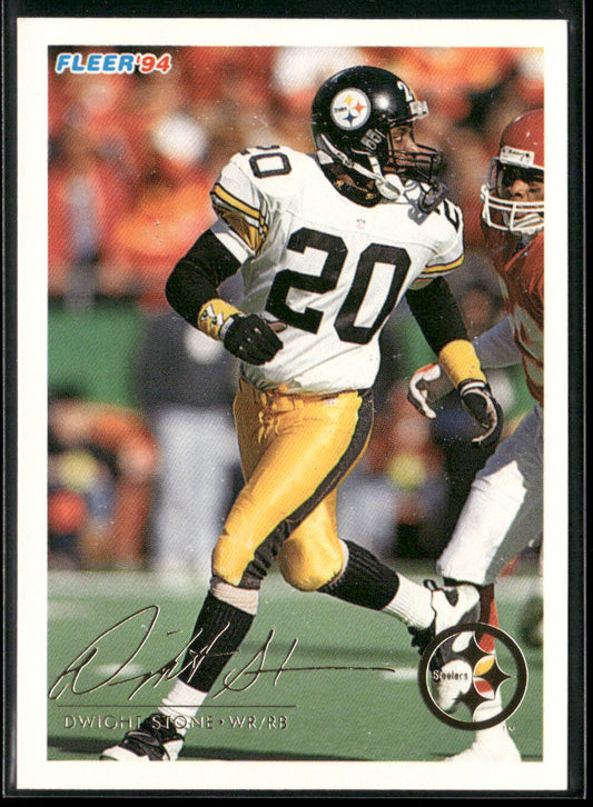Dwight Stone 1994 Fleer #394 Pittsburgh Steelers