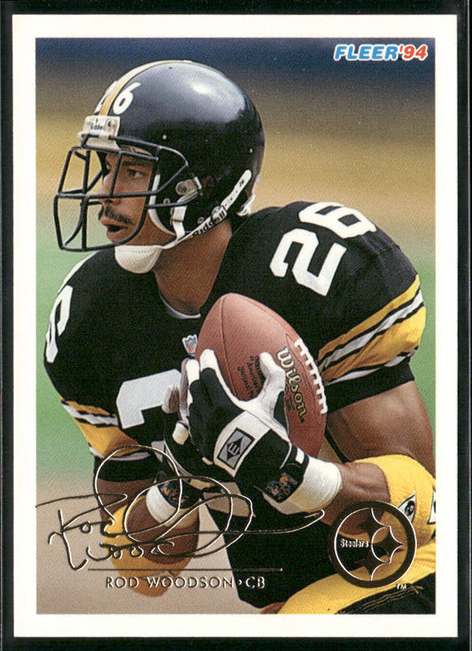 Rod Woodson 1994 Fleer #396 Pittsburgh Steelers