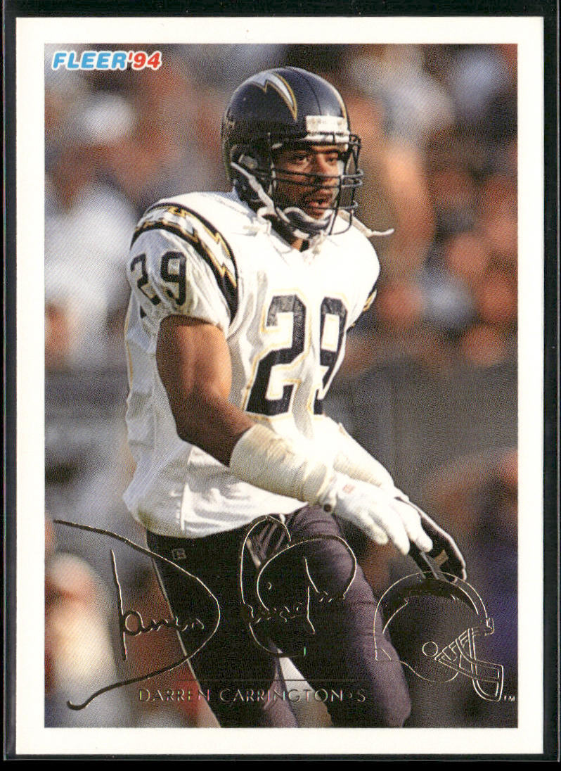 Darren Carrington 1994 Fleer #399 San Diego Chargers