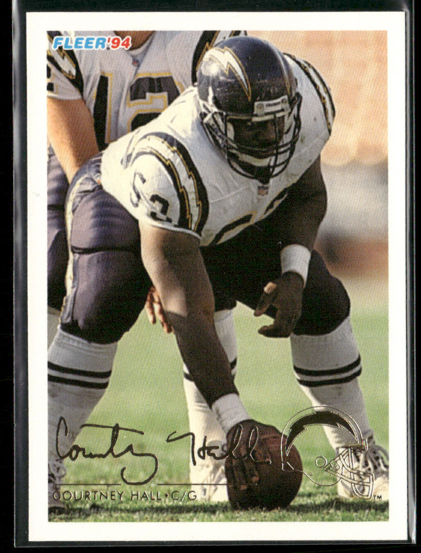 Courtney Hall 1994 Fleer #401 San Diego Chargers