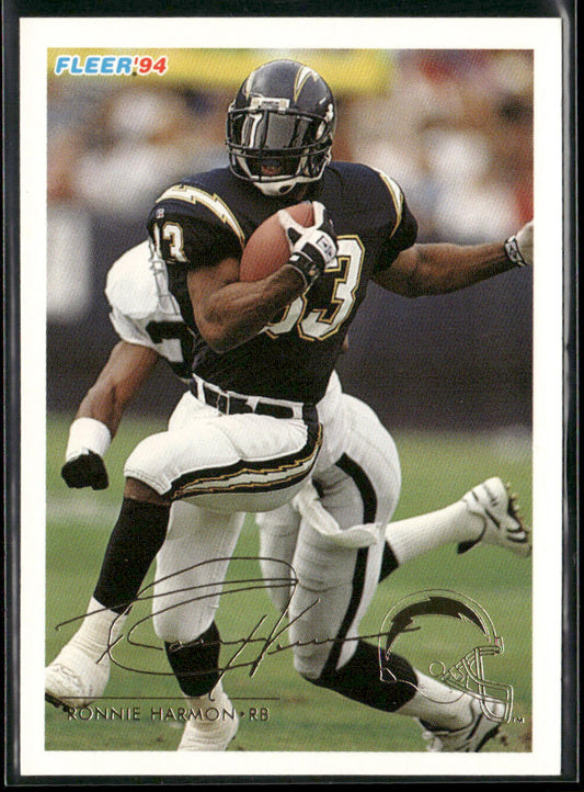 Ronnie Harmon 1994 Fleer #402 San Diego Chargers