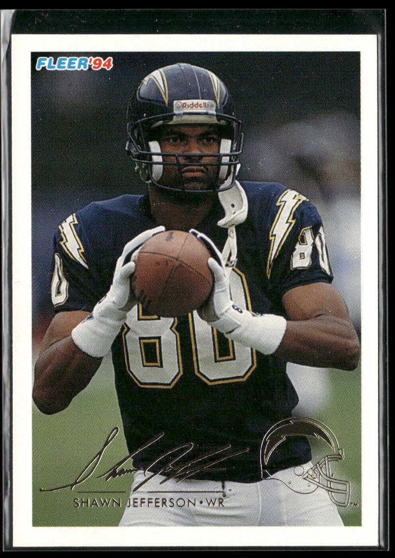 Shawn Jefferson 1994 Fleer #404 San Diego Chargers