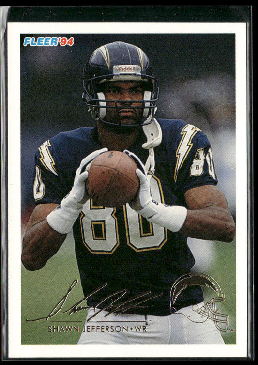 Shawn Jefferson 1994 Fleer #404 San Diego Chargers