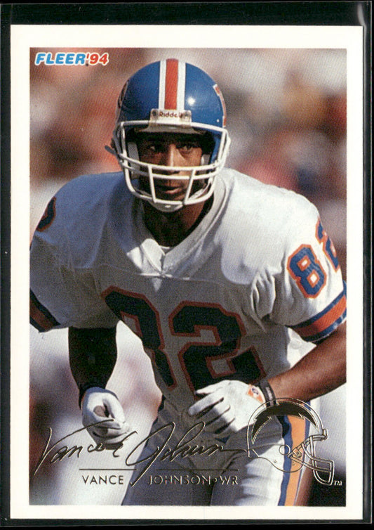 Vance Johnson 1994 Fleer #405 San Diego Chargers