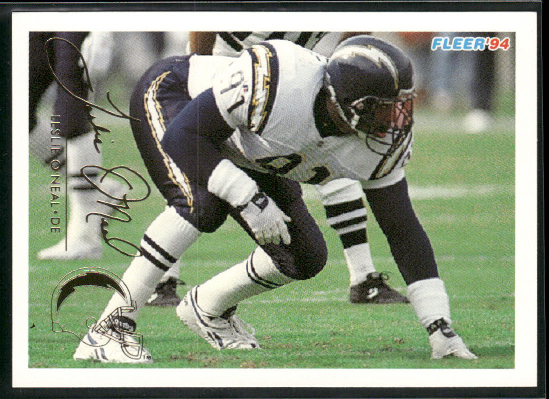 Leslie O'Neal 1994 Fleer #407 San Diego Chargers