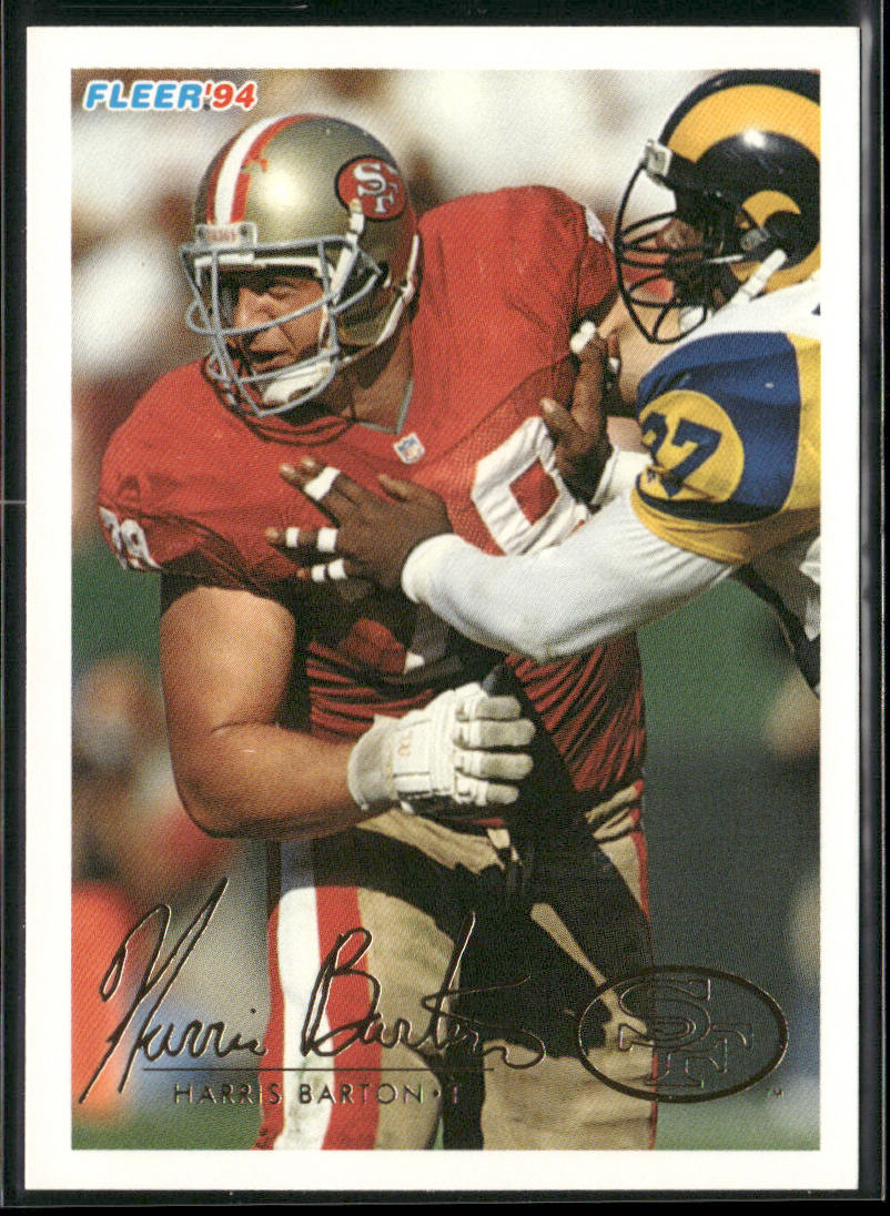 Harris Barton 1994 Fleer #410 San Francisco 49ers