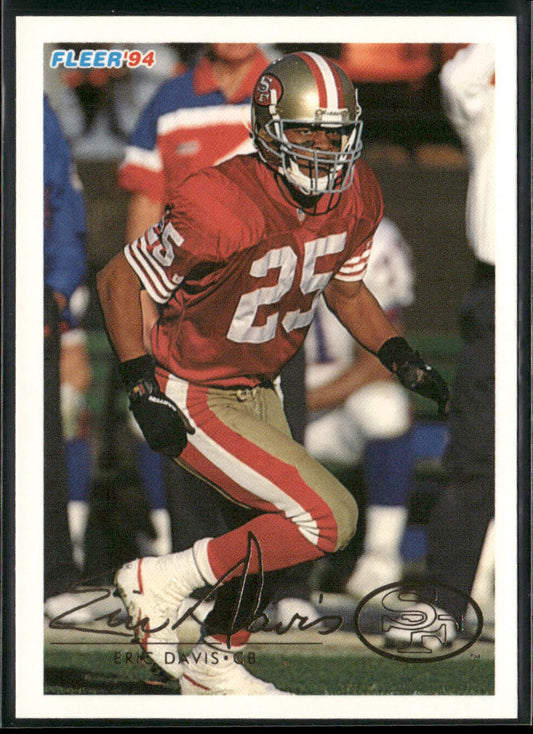 Eric Davis 1994 Fleer #412 San Francisco 49ers