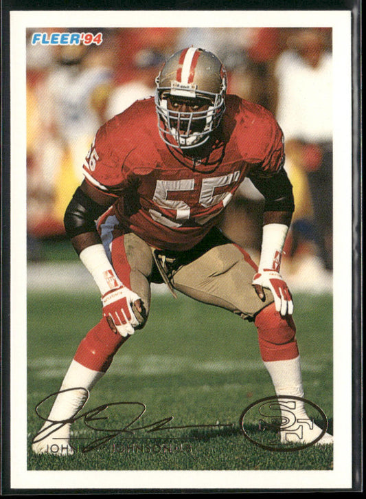 John Johnson 1994 Fleer #414 San Francisco 49ers