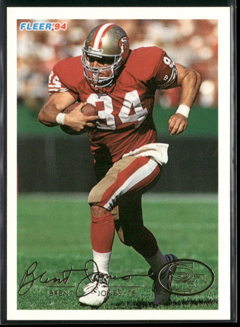 Brent Jones 1994 Fleer #415 San Francisco 49ers